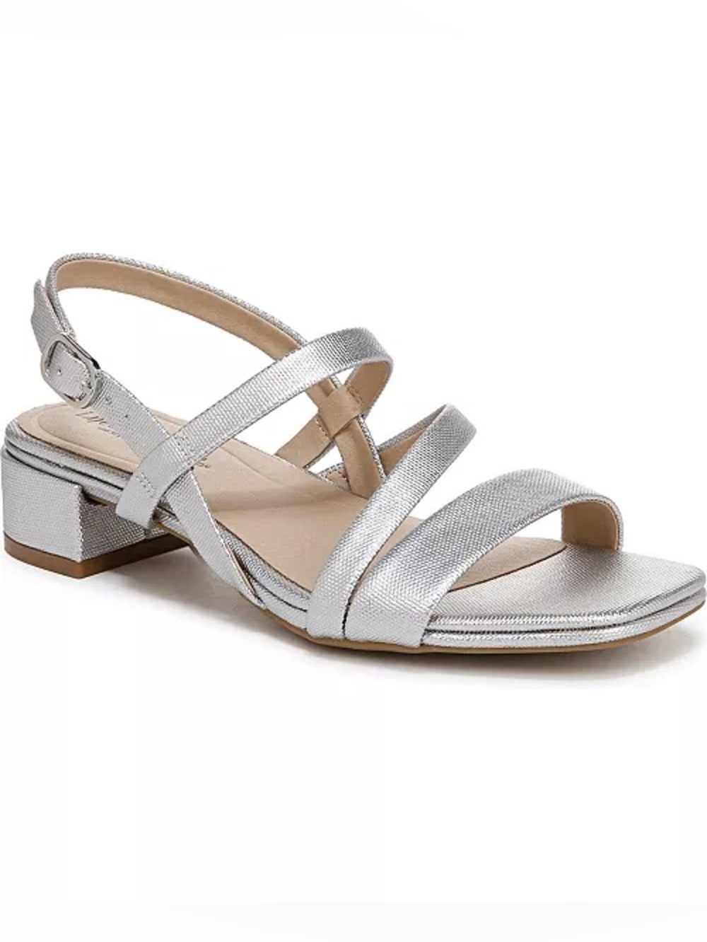 Life Stride Women’s Janet Square Open Toe Slingback Dress Sandals